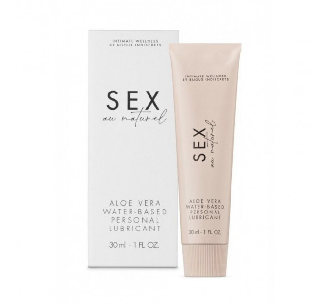 Ухаживающий лубрикант на водной основе Bijoux Indiscrets Sex au Nature – Aloe Vera