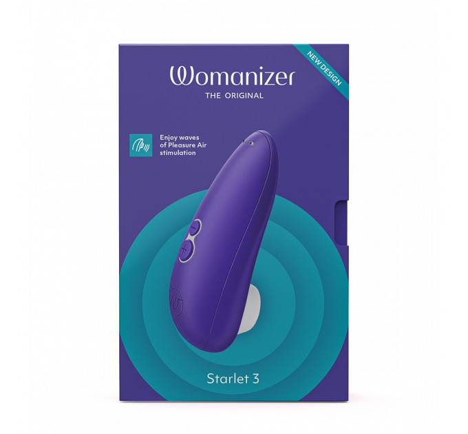 Вакуумний кліторальний стимулятор Womanizer Starlet 3 Indigo