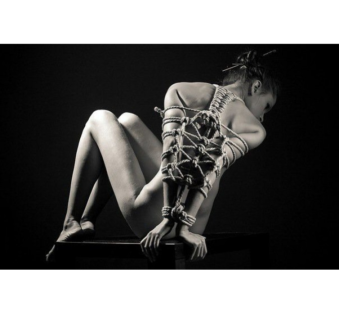 Веревка для бондажа BLAZE DELUXE BONDAGE ROPE 5M BLACK