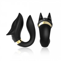 Вибратор для пар Fox, с пультом дистанционного управления, черный