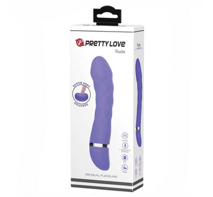 Вибратор для точки G, Pretty Love Truda, фиолетовый, 18.8 х 3.8 см