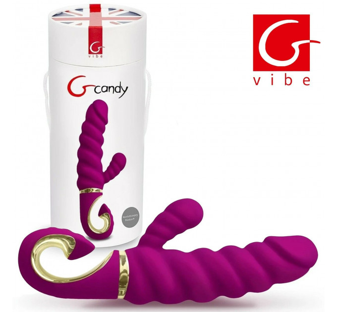 Вибратор кролик рельефный Gcandy