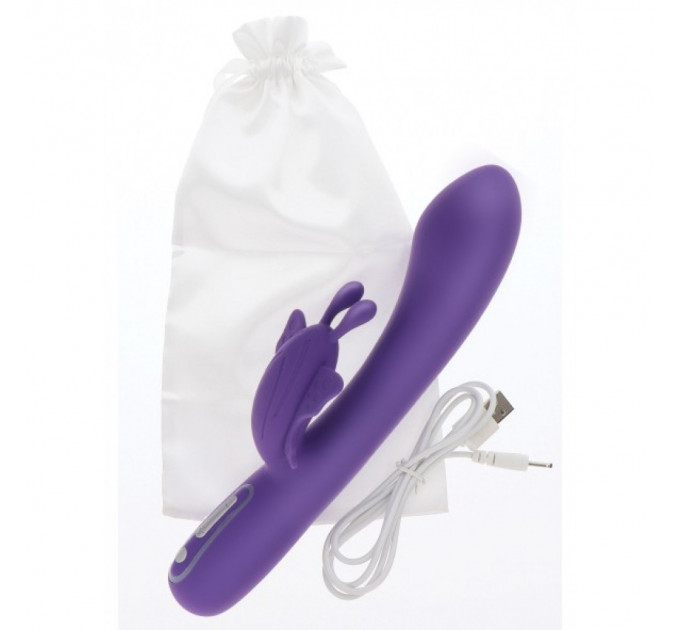 Вибратор-кролик с бабочкой Toy Joy Fabulous Butterfly Vibrator