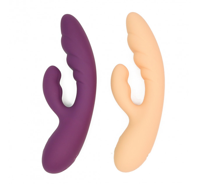 Вібратор-кролик Sweet Em, бордовий