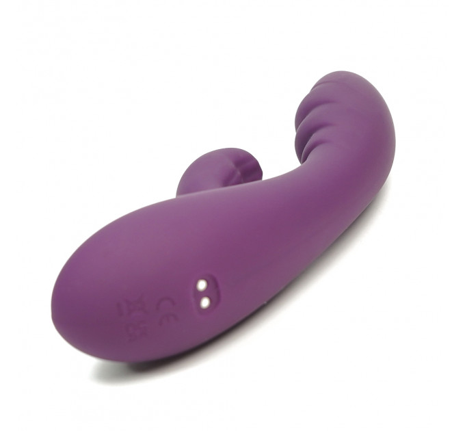 Вібратор-кролик Sweet Em, бордовий