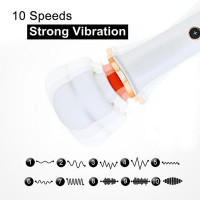 Вибратор-Микрофон черный Massager Super Powerful USB 10 Function