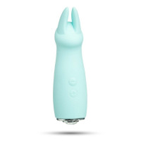 Вибратор зайчик со стразами Love Shop Adult Мassager мятный