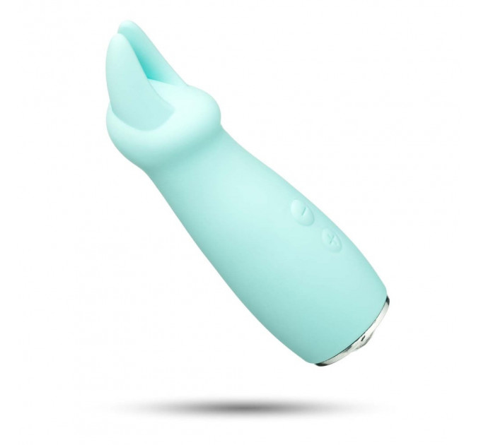 Вибратор зайчик со стразами Love Shop Adult Мassager мятный