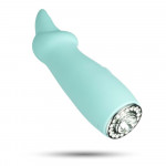 Вибратор зайчик со стразами Love Shop Adult Мassager мятный