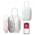 Віброяйце та вакуумний стимулятор для клітора 2 в1 BeYourLover Magic Suitcase в зарядному кейсі, білий