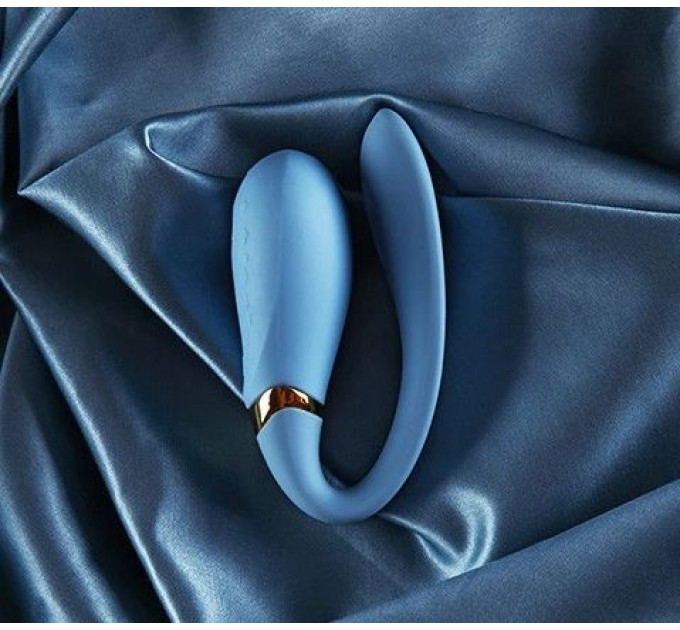 Вибратор для пар ZALO Fanfan, Royal Blue