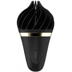 Кліторальний вібростимулятор Satisfyer Sweet Treat Spinnator у формі морозива, чорний