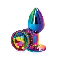 Анальная пробка Metal Colorful, M