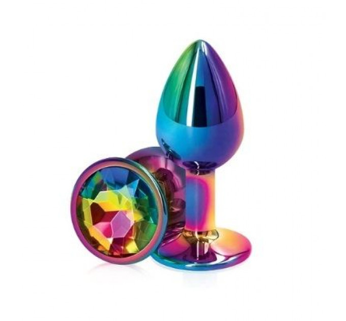 Анальная пробка Metal Colorful, M