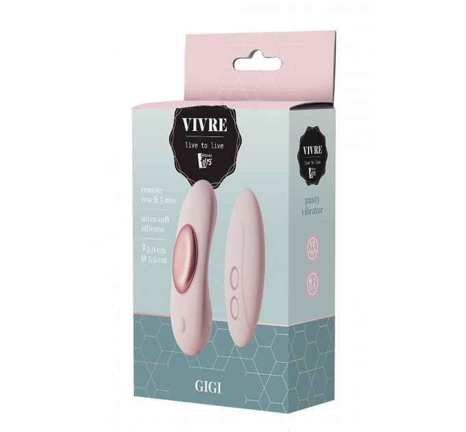 Вібратор для трусиків з дистанційним керуванням Dream Toys VIVRE PANTY VIBE GIGI