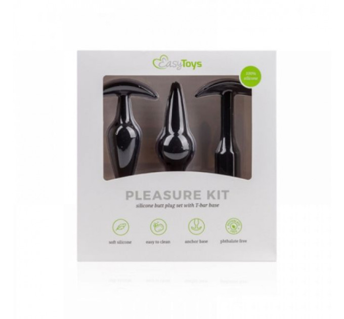 Набір анальних пробок Anal Pleasure Kit, Black