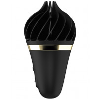 Вибростимулятор клиторальный Satisfyer Sweet Treat Spinnator в форме мороженого, черный