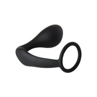Анальная пробка с эррекционным кольцом FANTASSTIC ANAL PLUG WITH COCKRING BLACK