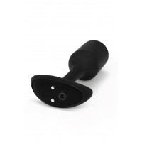Анальная пробка с вибрацией Snug Plug 2 B-Vibe, силиконовая, черная