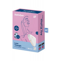 Безконтактний смарт-стимулятор клітора Satisfyer Love Triangle білий