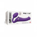 Безремневый страпон с вибрацией, Strap On Me - Strapless Vibrating, фиолетовый, 18 х 3.3 см
