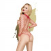 Боди в крупную сетку Penthouse Scandalous red (XL)