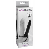 Насадка на член для двойного проникновения Pipedream Anal Fantasy черная