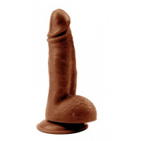 Фалоімітатор реалістичний Chisa Rubicon Mighty Ravage Penis, коричневий 20 см * 4.3 см