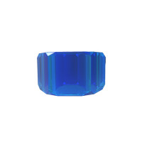 Кольцо эрекционное Chisa GK Power Nust Bolts Cock Ring в виде болта, синее