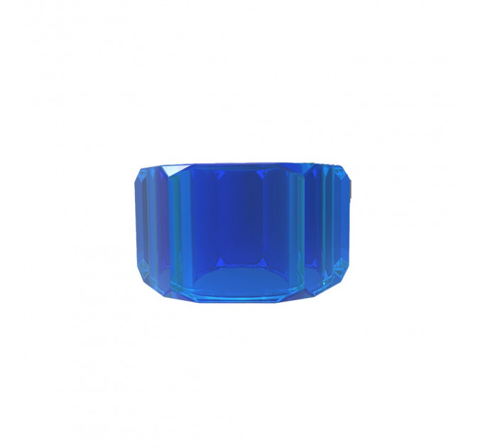 Кольцо эрекционное Chisa GK Power Nust Bolts Cock Ring в виде болта, синее