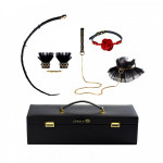 Королевский набор из итальянской кожи UPKO в чемодане Luxurious & Romantic Kit, 5 предметов