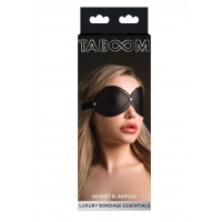 Маска на глаза Infinity Taboom, веганская кожа, черная