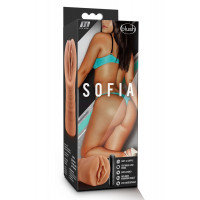 Мастурбатор вагін реалістичний Blush M For Men Sofia з вібруючою кулею, коричневий