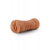 Мастурбатор вагін реалістичний Blush M For Men Sofia з вібруючою кулею, коричневий