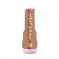 Мастурбатор вагина из киберкожи в колбе Fleshlight Girls Eliza Ibarra Ethereal, бежевый