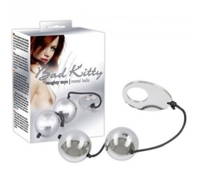 Металлические вагинальные шарики Bad Kitty Metal Love Balls