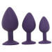 Набір анальних пробок 3 шт Rianne S Booty Plug PURPLE
