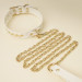Набор БДСМ Roomfun Egyptian Cat Bondage Kit 9 предметов, белый