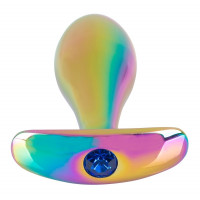 Набір металевих райдужних анальних пробок Anos Metal Butt Plug Set, 2 шт.