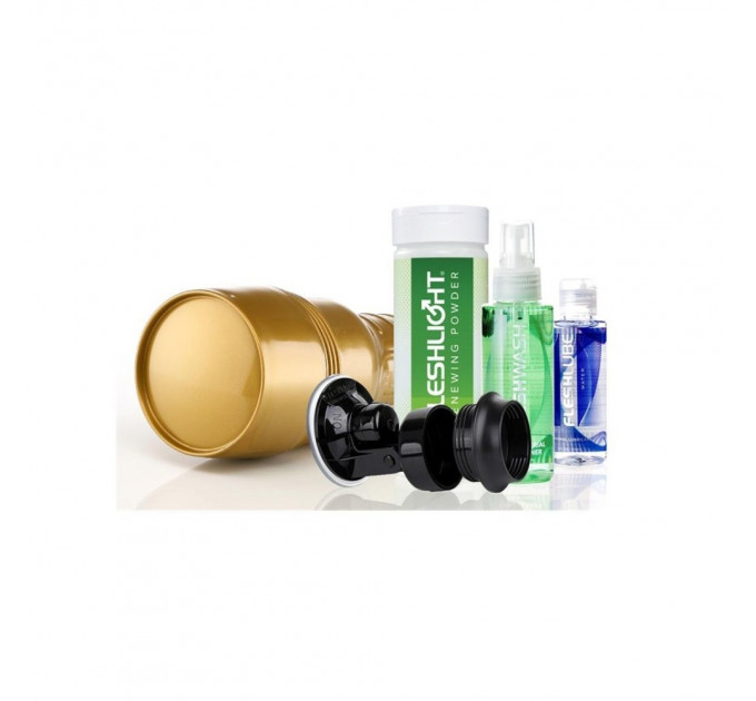 Набір із мастурбатора та засобів гігієни Fleshlight Stamina Training Unit (STU) Value Pack (Lady)