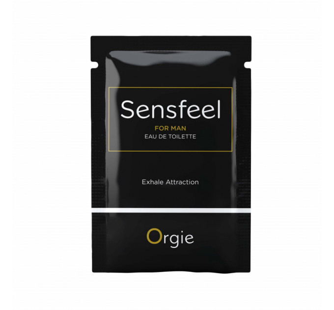 ПРОБНИК Мужская туалетная вода Orgie SENSFEEL + афродизиак, 1 мл