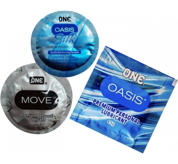 Пробник/Лубрикант ONE Move на силиконовой основе, 3 мл