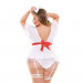 Сексуальный костюм медсестры Fantasy Lingerie 4 предмета, белый, XL/XXL