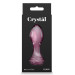 Стеклянная пробка NS Novelties CRYSTAL ROSE PINK