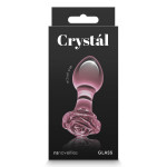 Скляна пробка NS Novelties CRYSTAL ROSE PINK