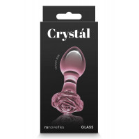 Скляна пробка NS Novelties CRYSTAL ROSE PINK
