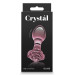 Стеклянная пробка NS Novelties CRYSTAL ROSE PINK