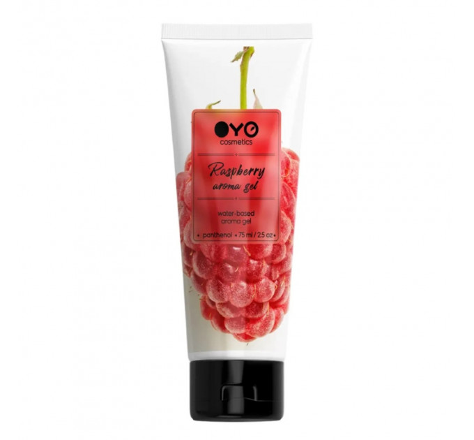 Универсальный гель лубрикант OYO Raspberry на водной основе, с ароматом малины, 75 мл