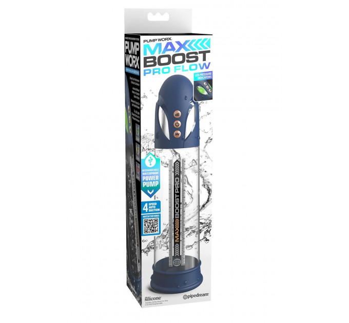Вакуумна помпа Pipedream Pump Worx прозора, 30.6 см