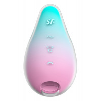 Вакуумный стимулятор с вибрацией Satisfyer Mermaid Vibes, мятно-розовый